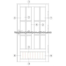 PUERTA DE ALUMINIO TKDK